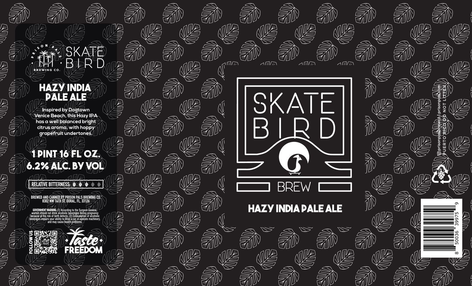 Skatebird Hazy label
