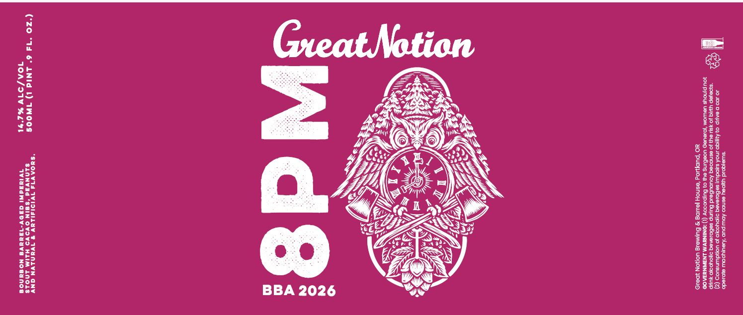 BBA 2026 8PM label