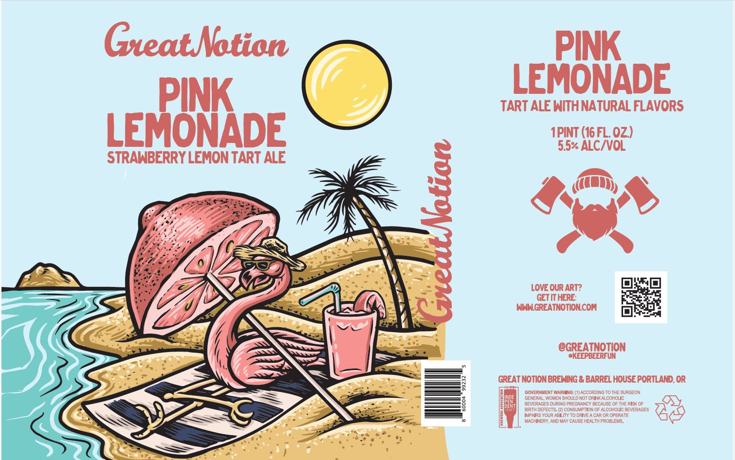 Pink Lemonade label