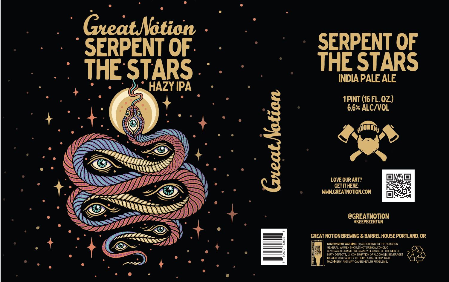 Serpent of the Stars label