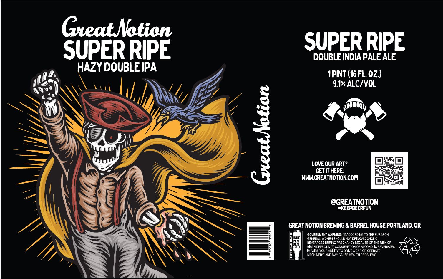 Super Ripe label