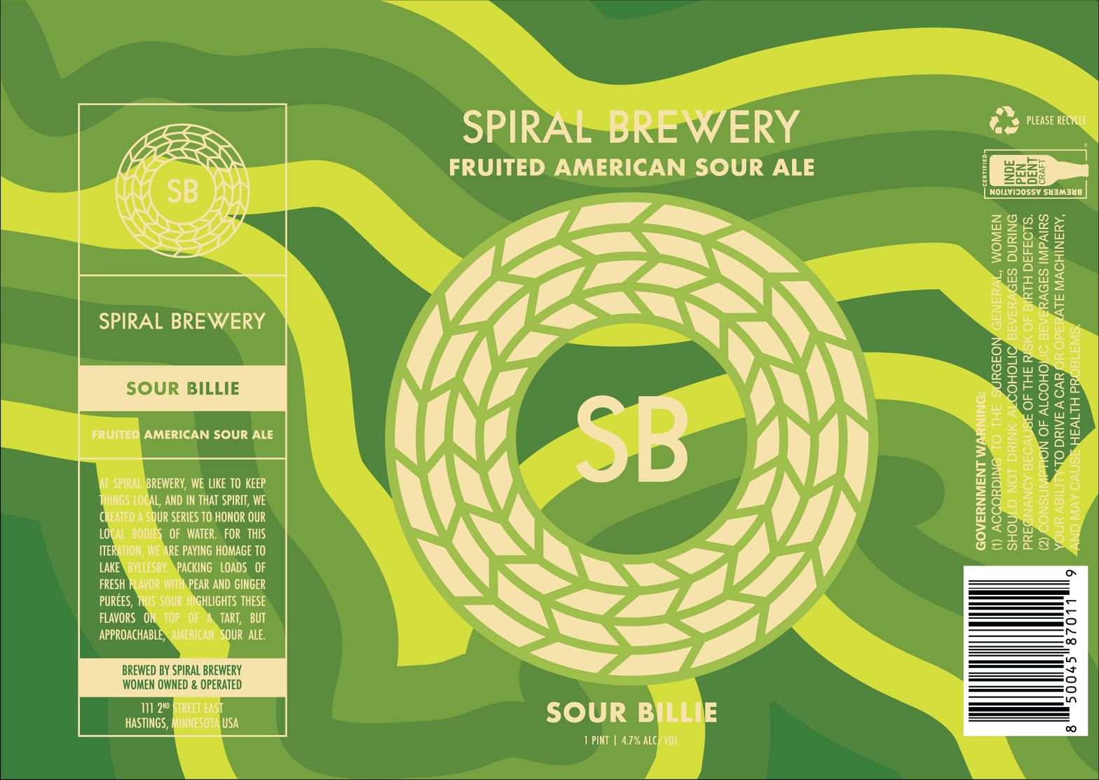 Sour Billie label