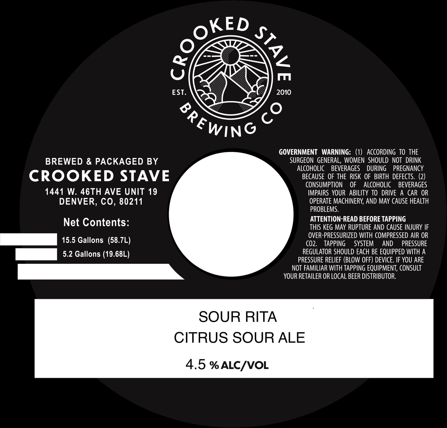Sour Rita label