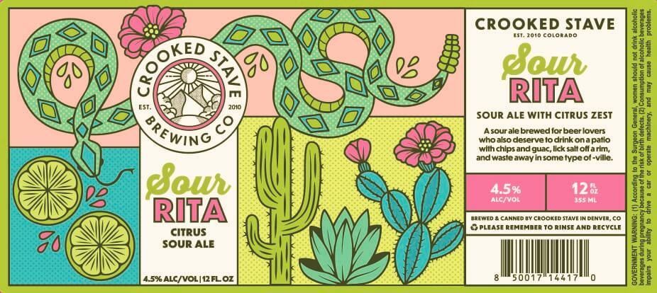 Sour Rita Citrus Sour Ale label