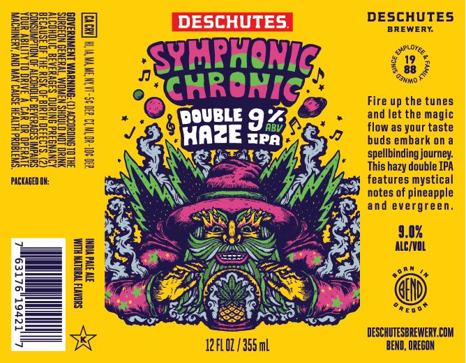 Symphonic Chronic Double Haze label