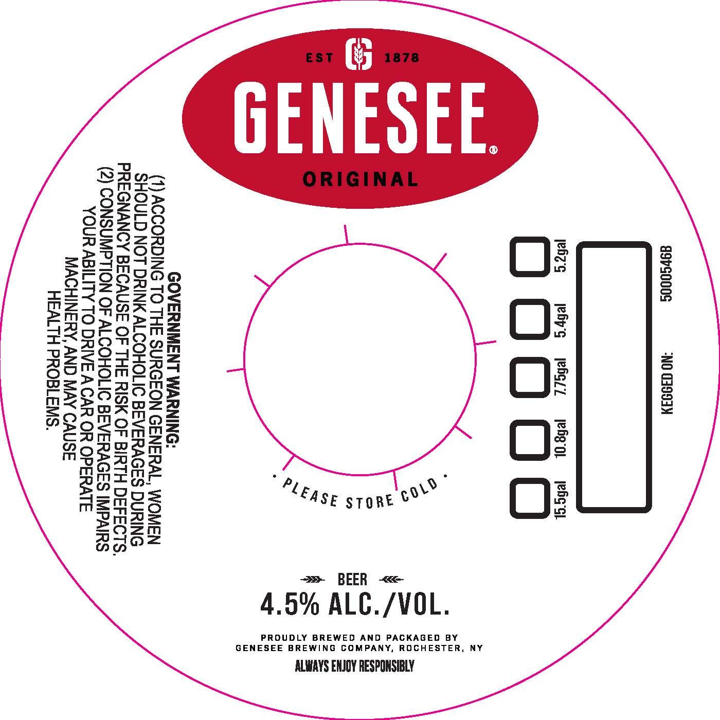 Genesee Original label