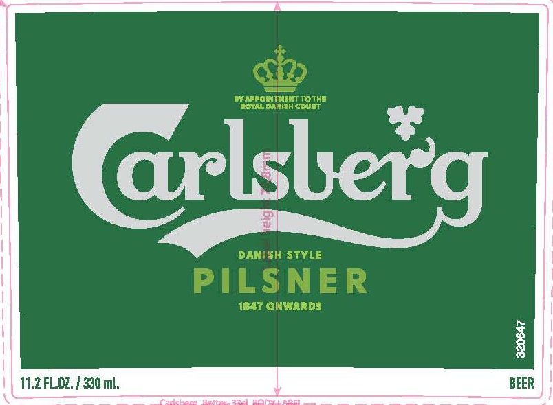 Carlsberg Danish Style Pilsner label