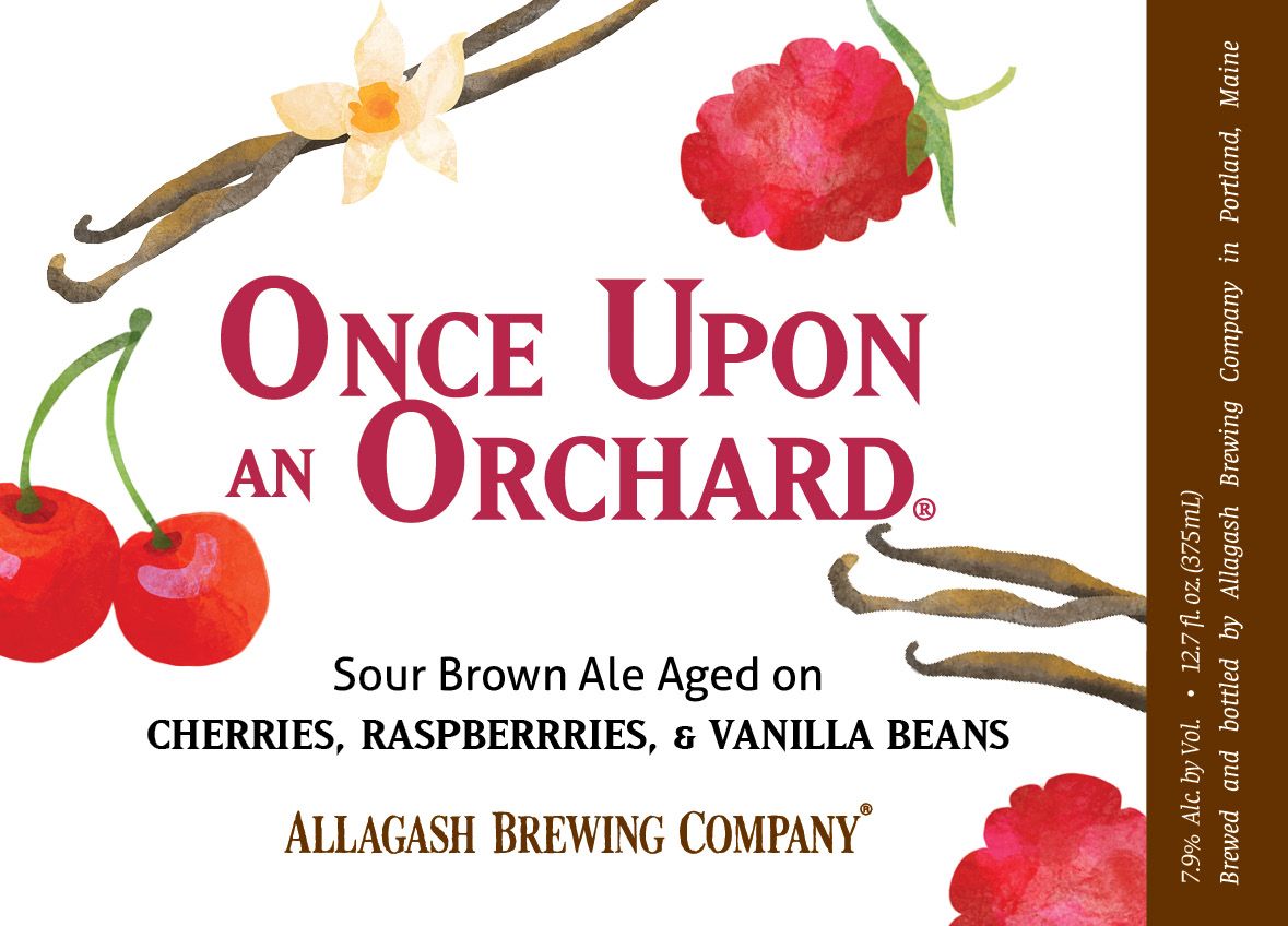 Once Upon an Orchard label