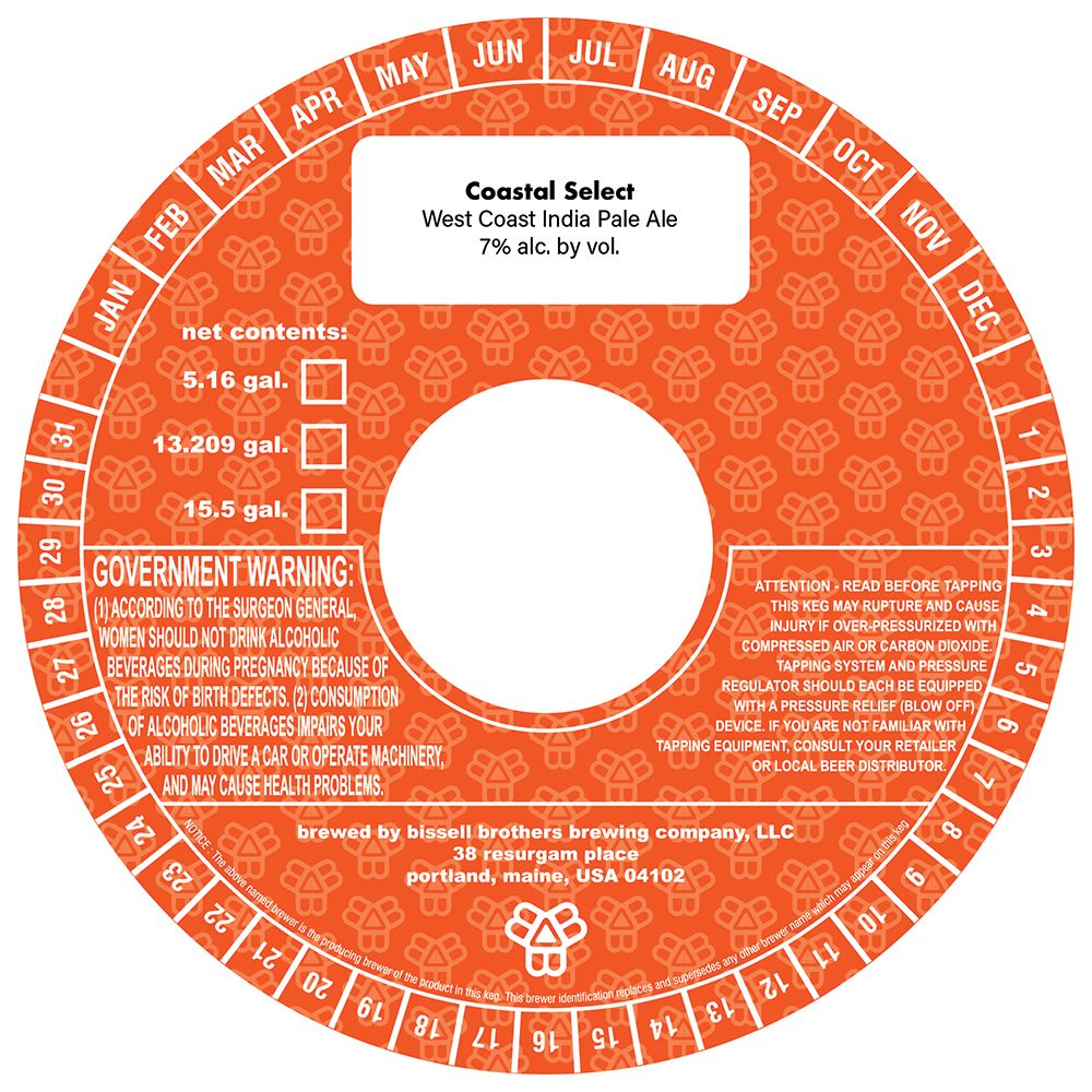 Coastal Select label