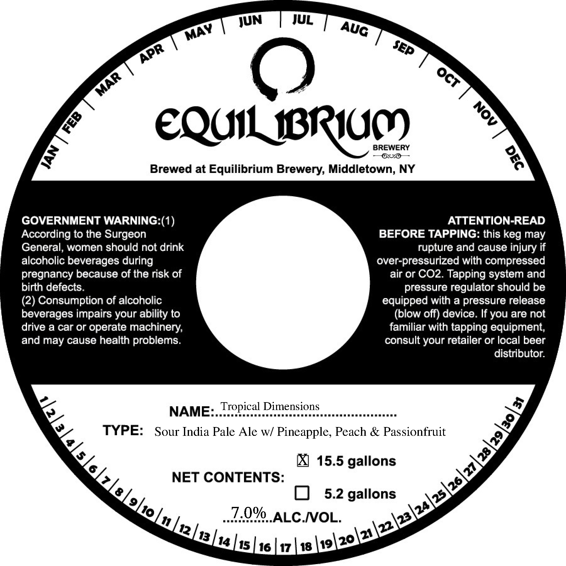 Tropical Dimensions label