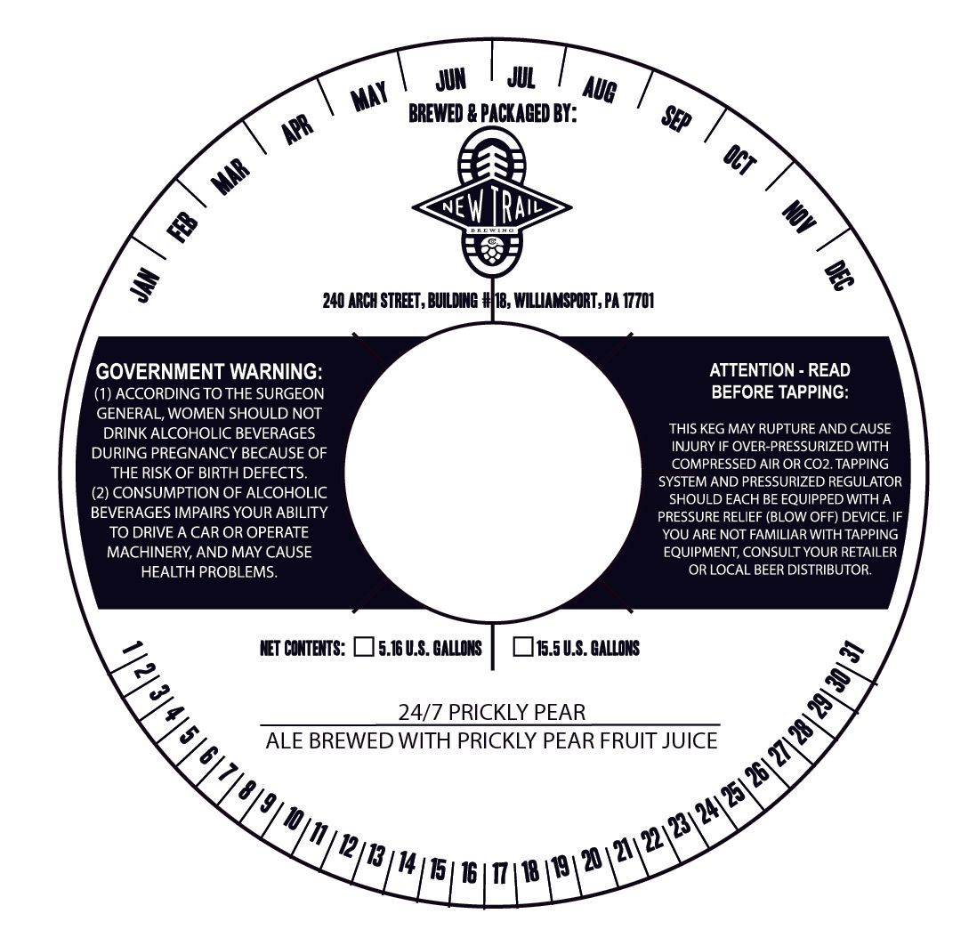 24/7 Prickly Pear label