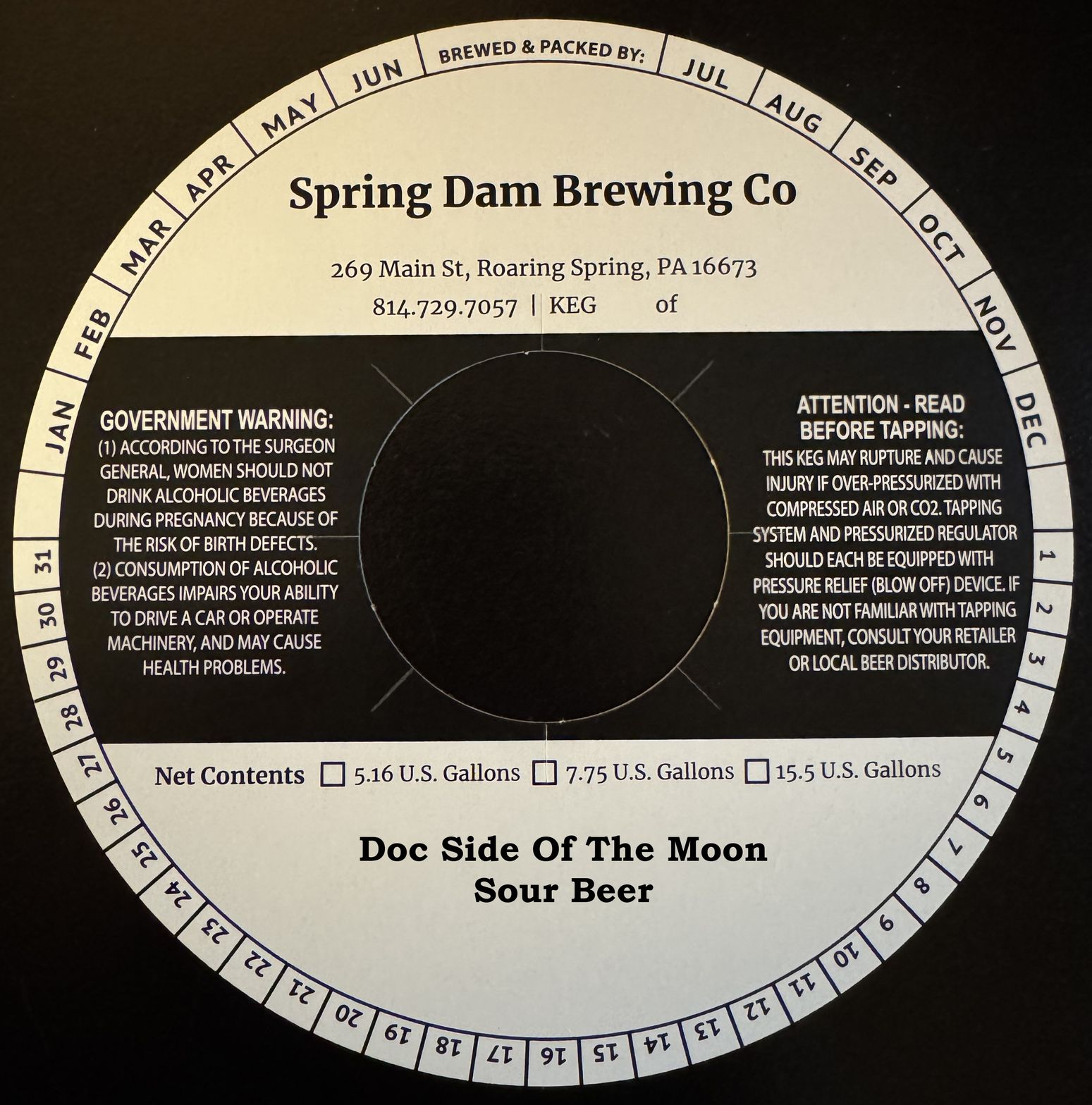 Doc Side Of The Moon label