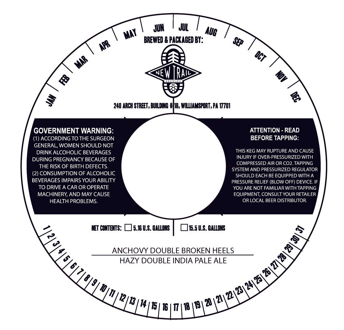 Anchovy Double Broken Heels label