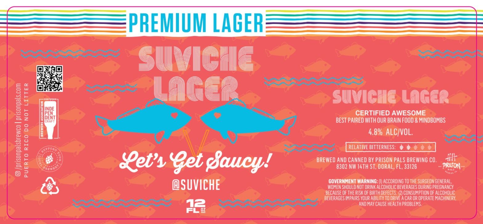 Suviche Lager label