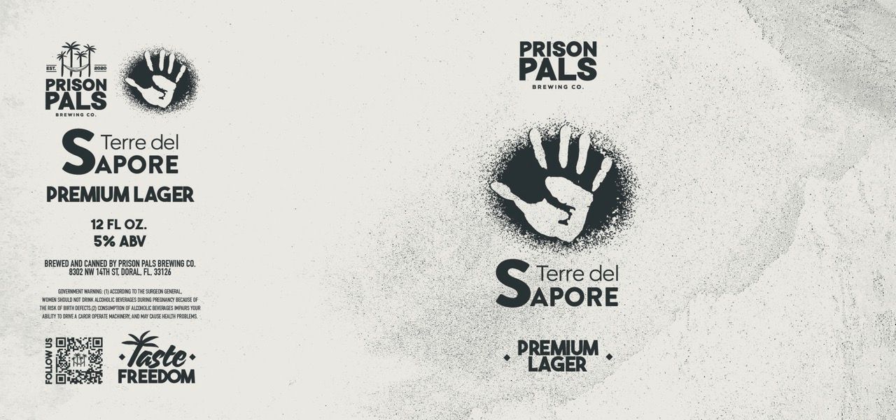 Terre del Sapore Premium Lager label