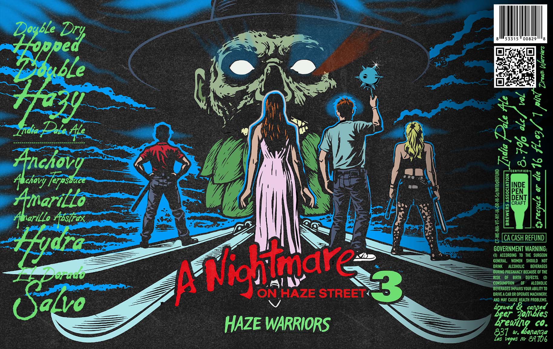 Nightmare On Haze Street 3 label