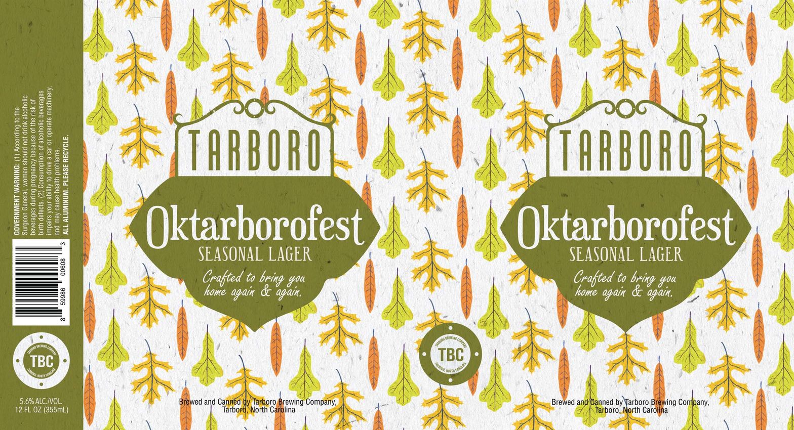 Oktarborofest Seasonal Lager label
