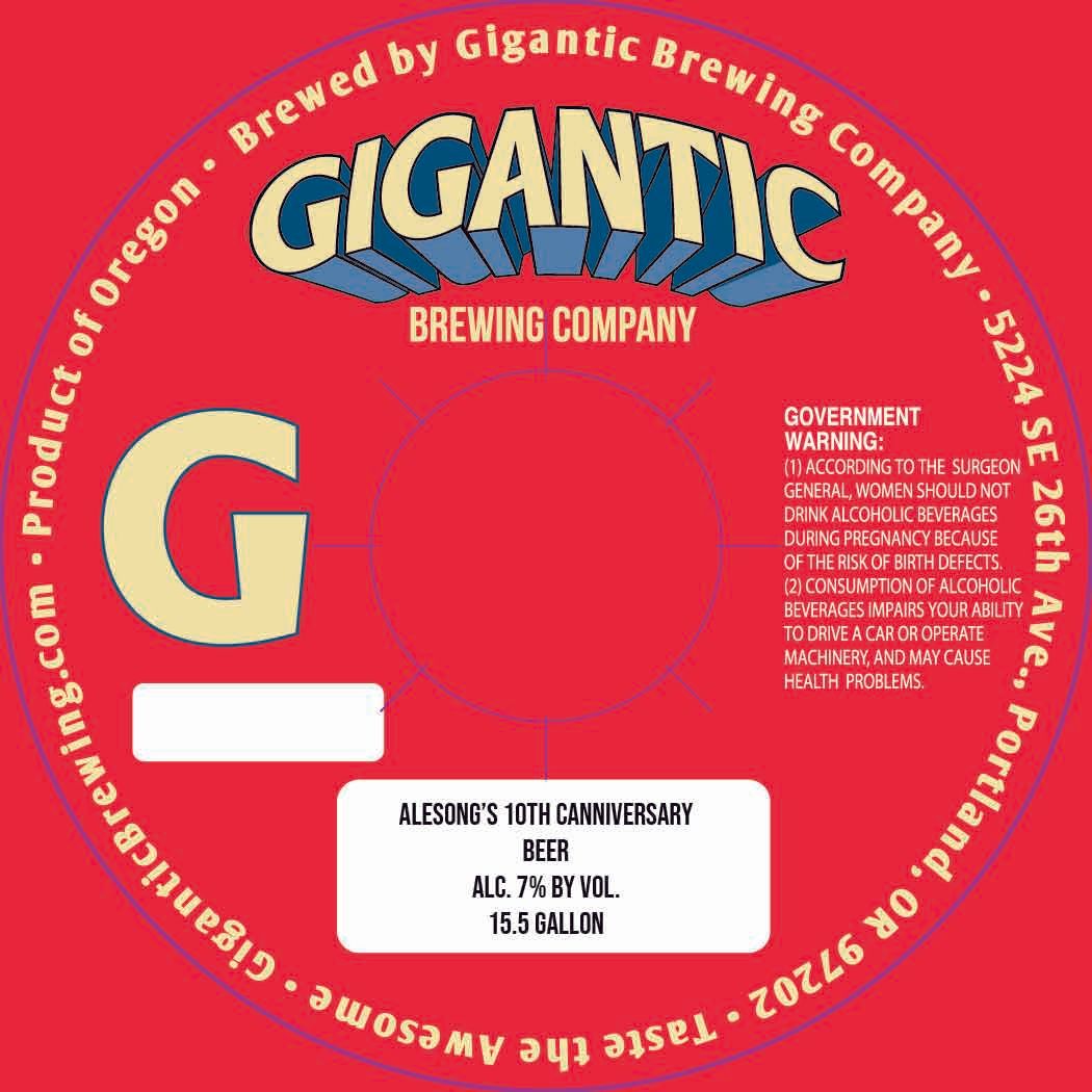 Alesong's 10th Canniversary label