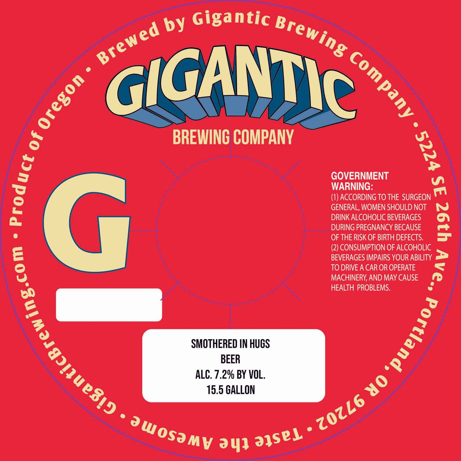 Smothered In Hugs label