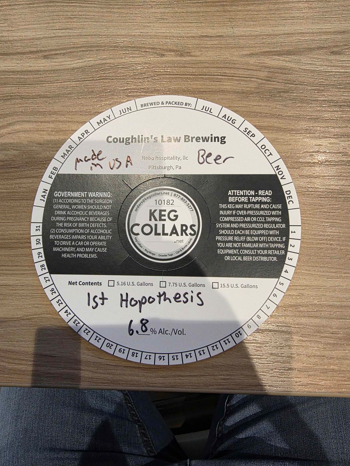 1st Hopothesis label