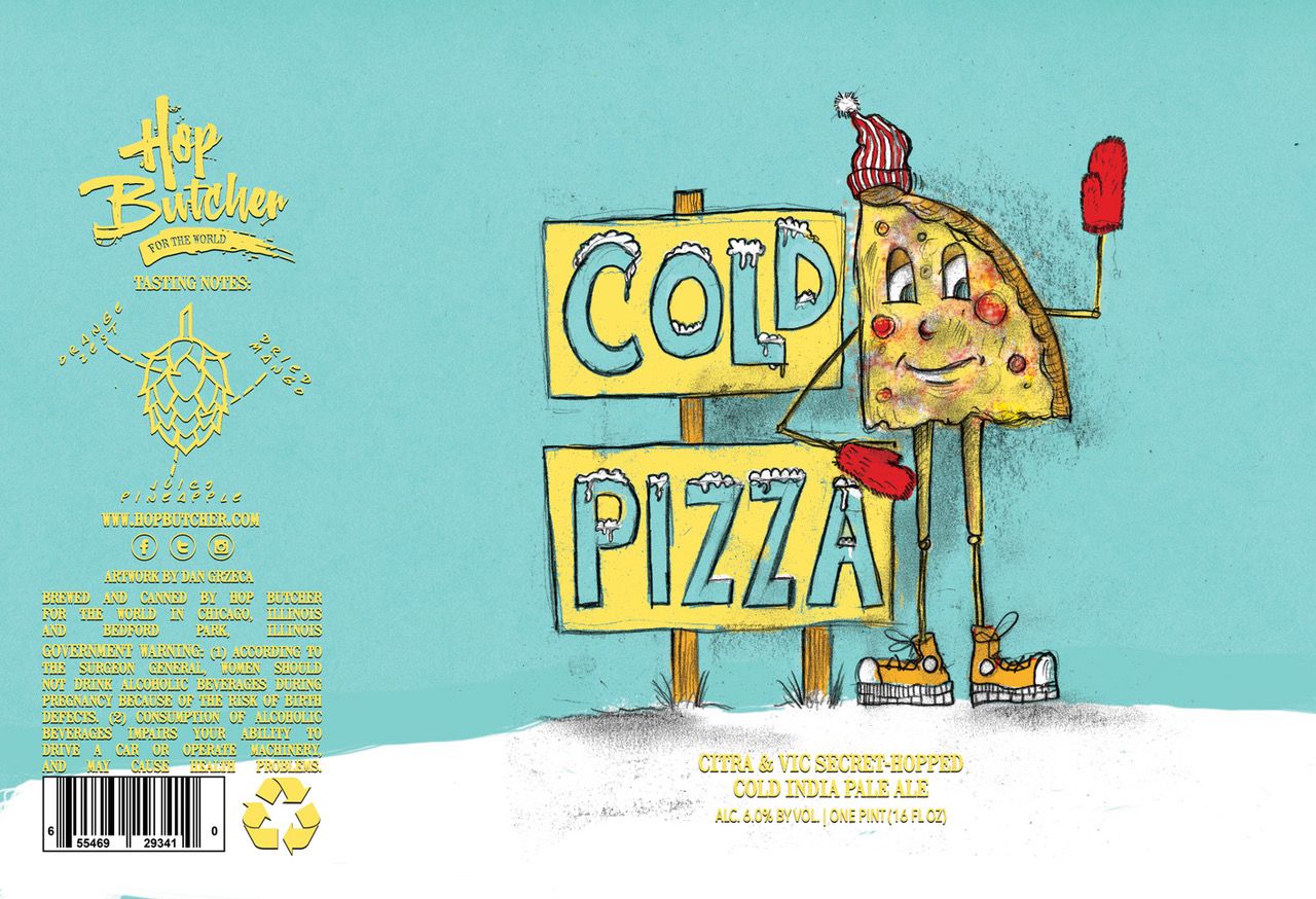 Cold Pizza label
