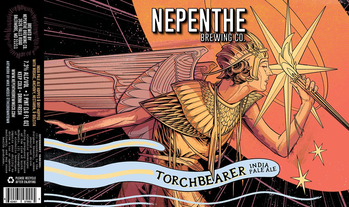 Torchbearer India Pale Ale label