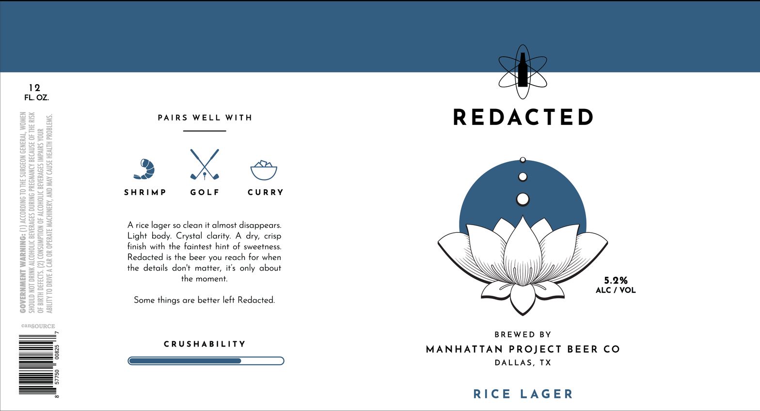 Redacted label