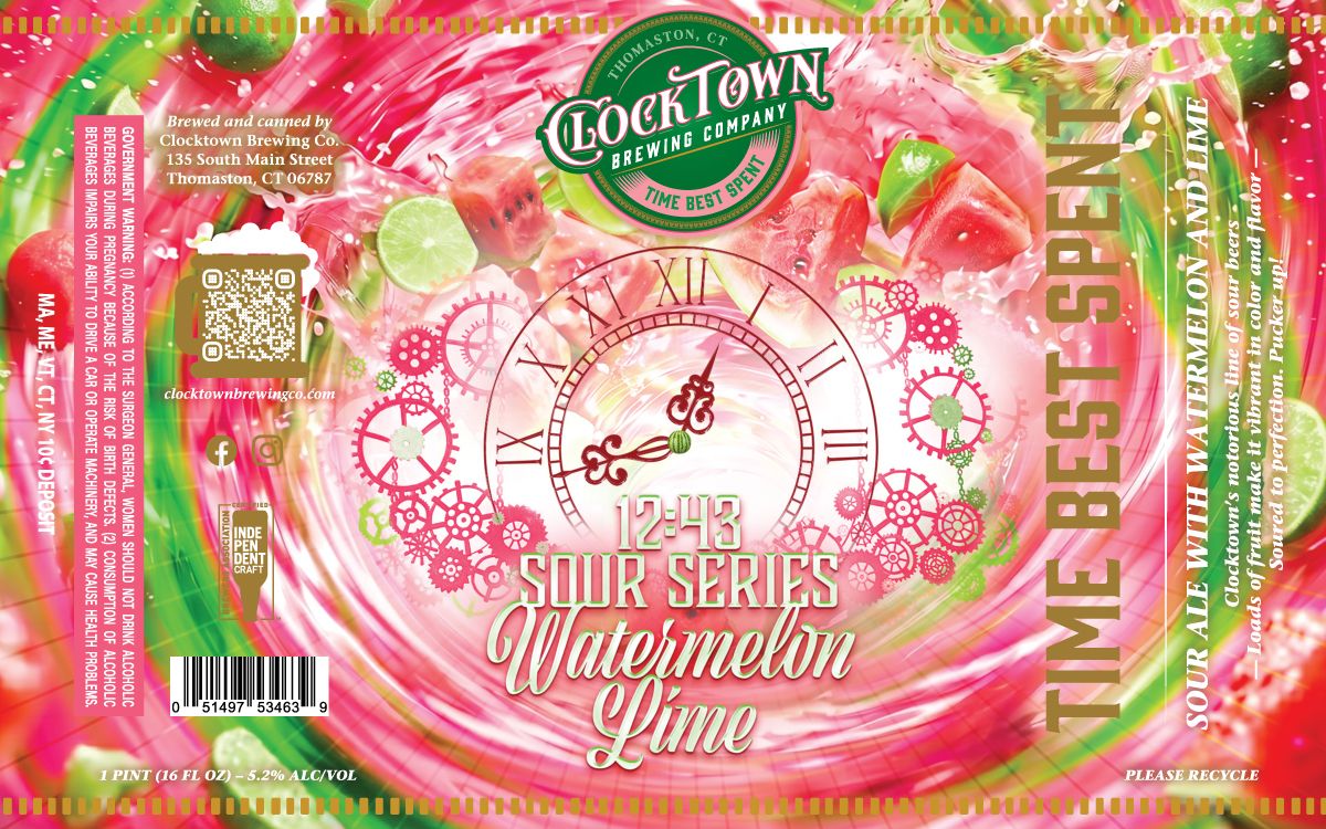 12:43 Sour Series Watermelon Lime label