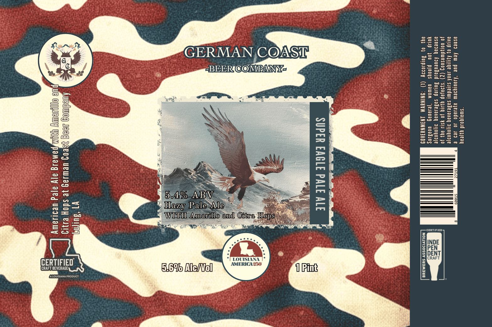 Super Eagle Pale Ale label