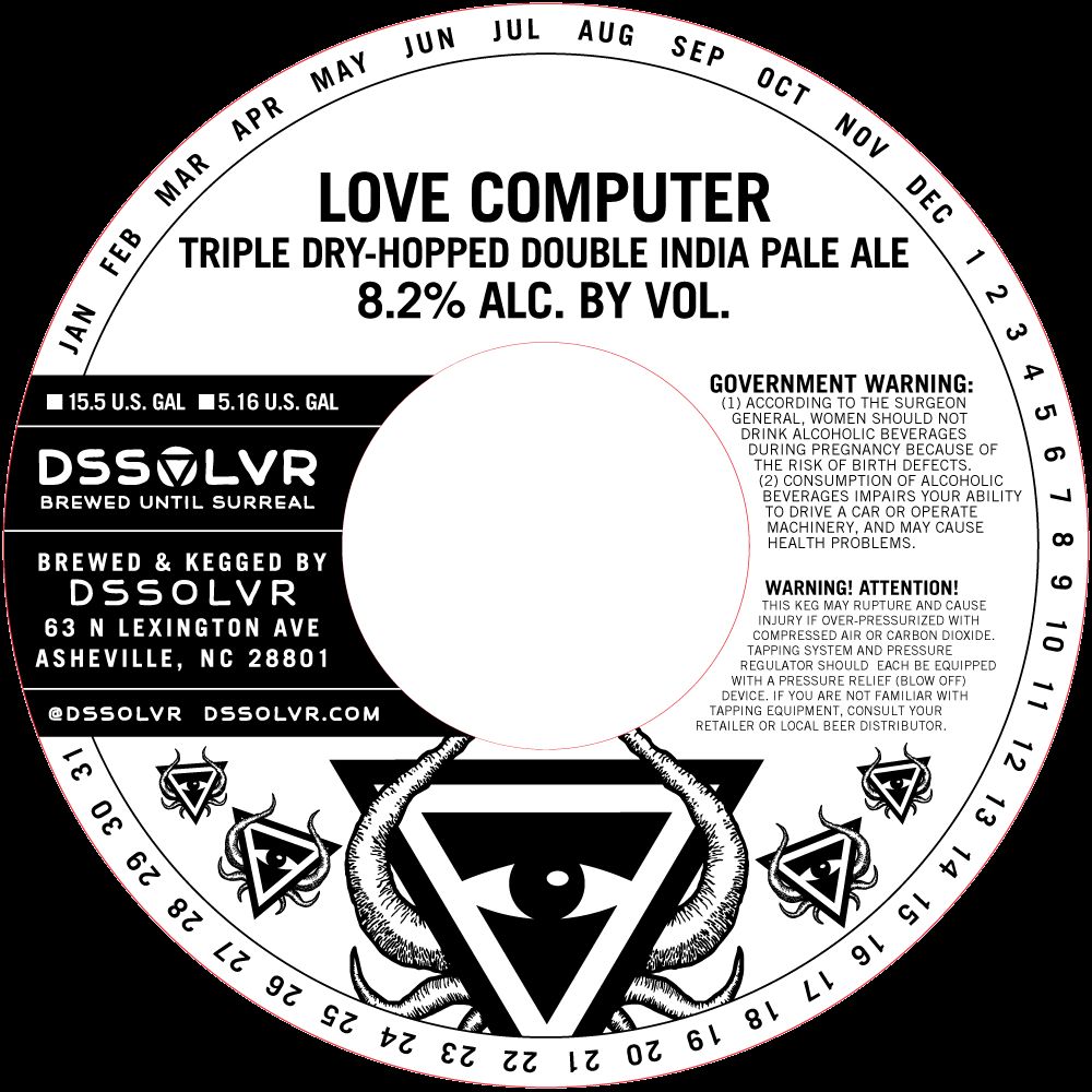Love Computer label