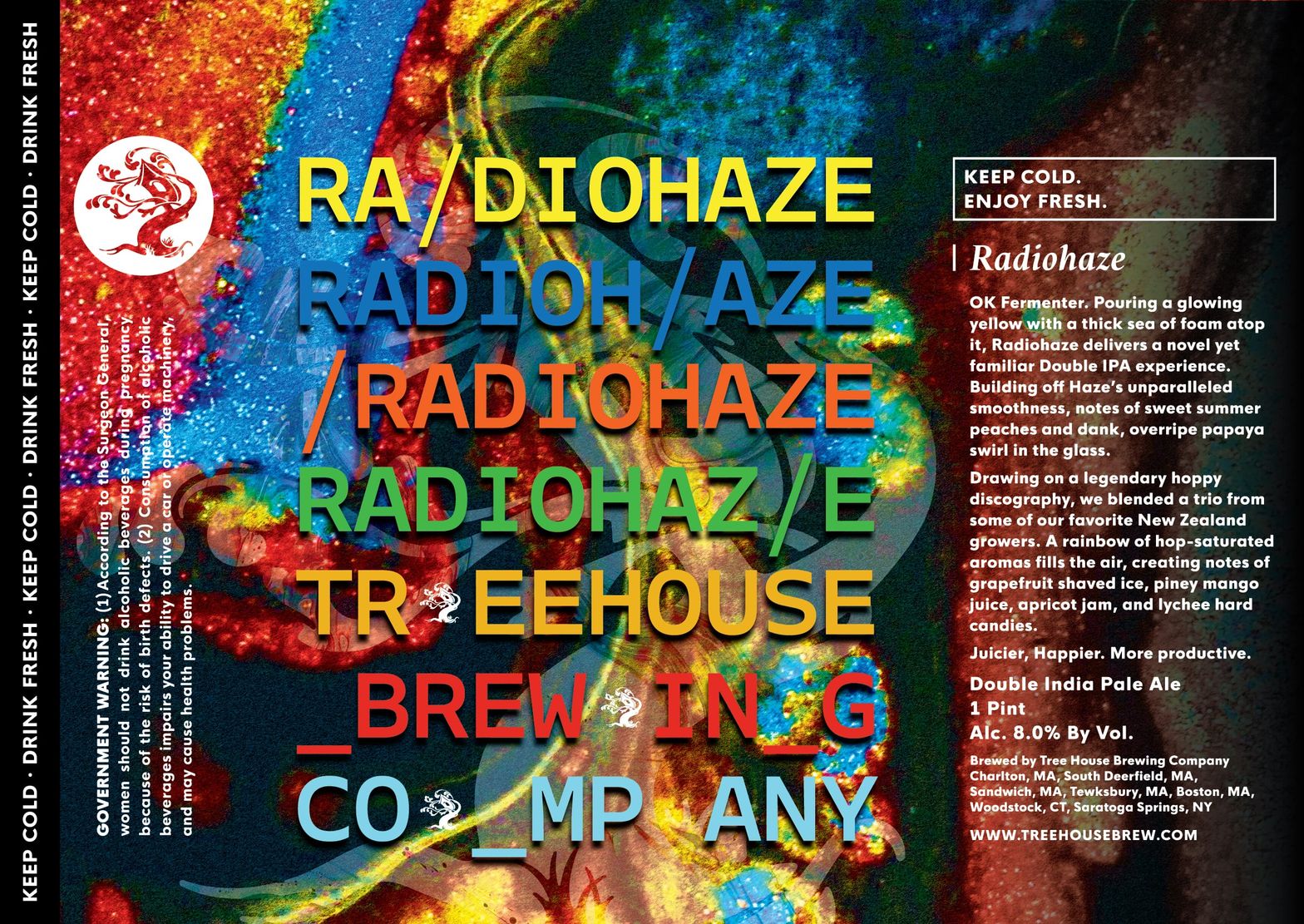 Radiohaze label