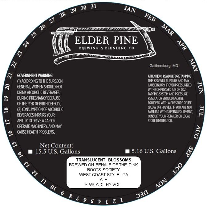 Translucent Blossoms label