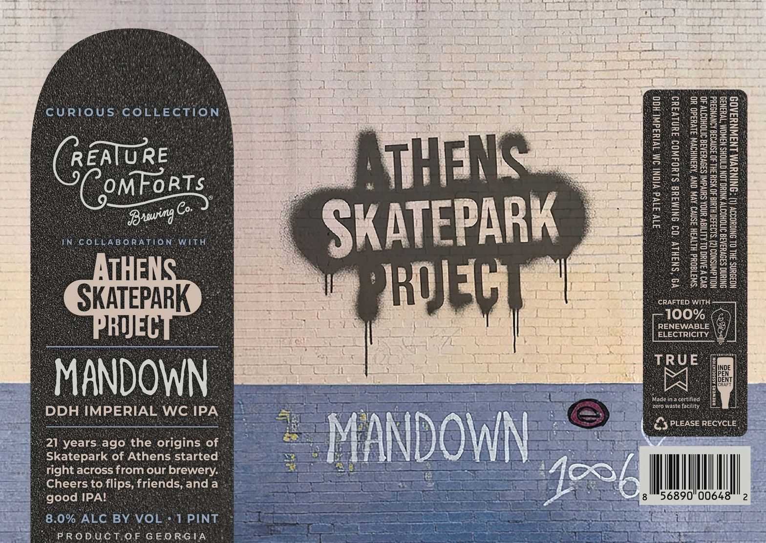 Mandown label