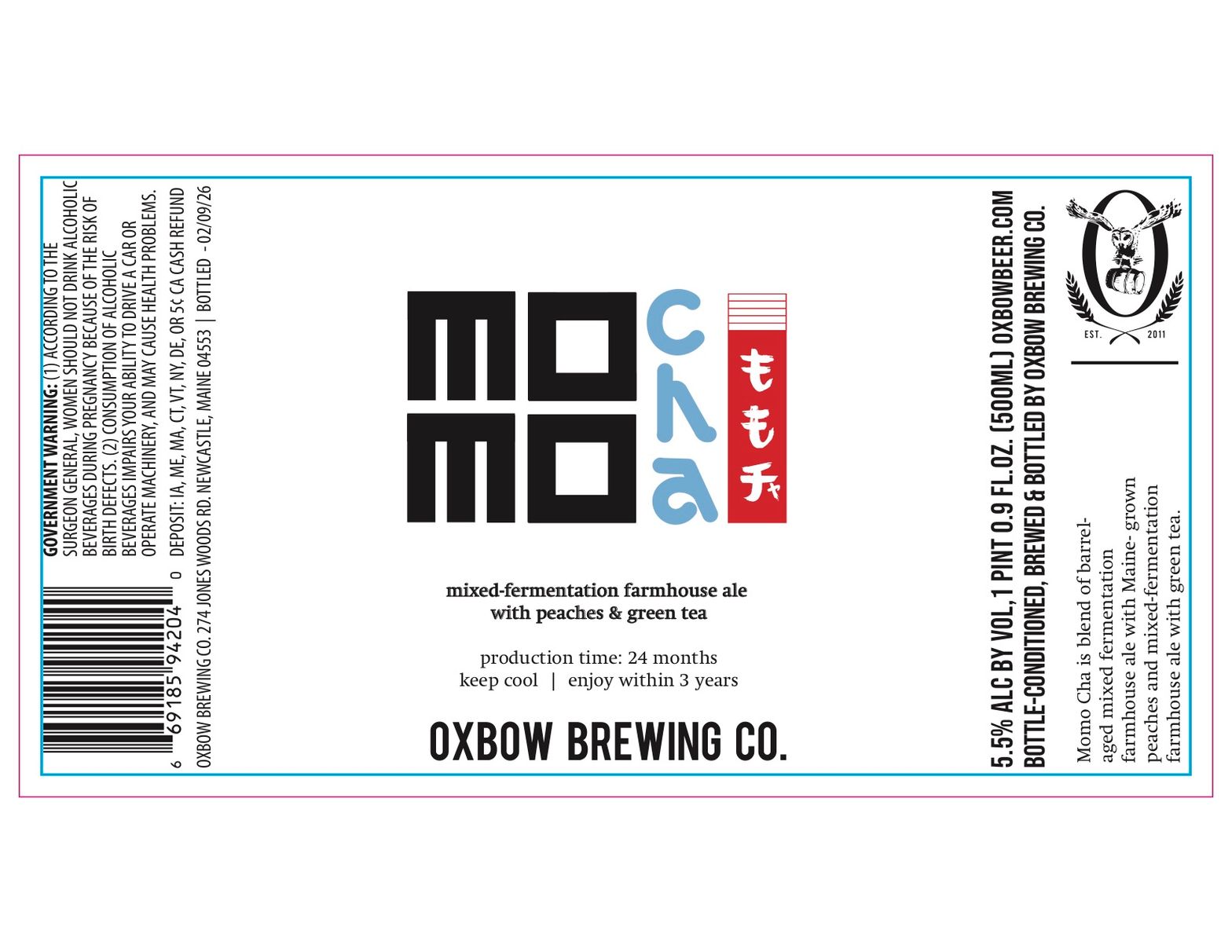 Momo Cha label