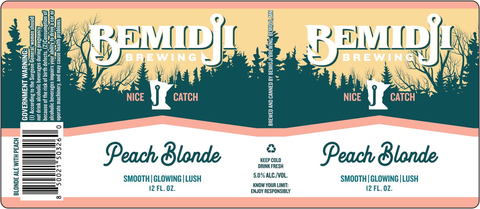 Peach Blonde label