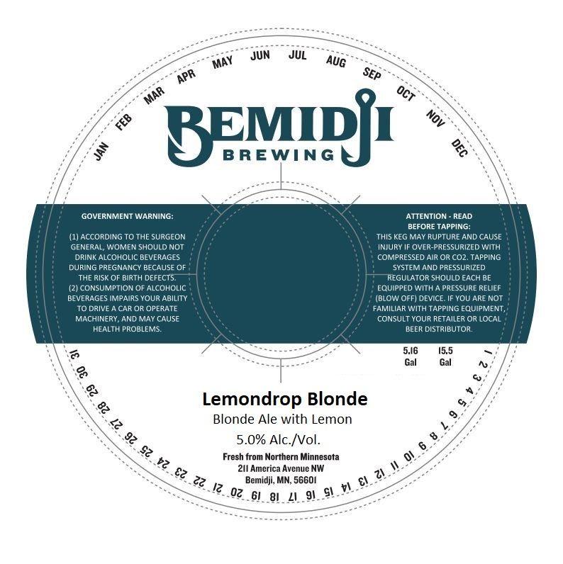 Lemondrop Blonde label