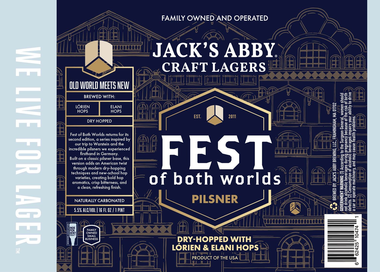 Fest of Both Worlds Pilsner label