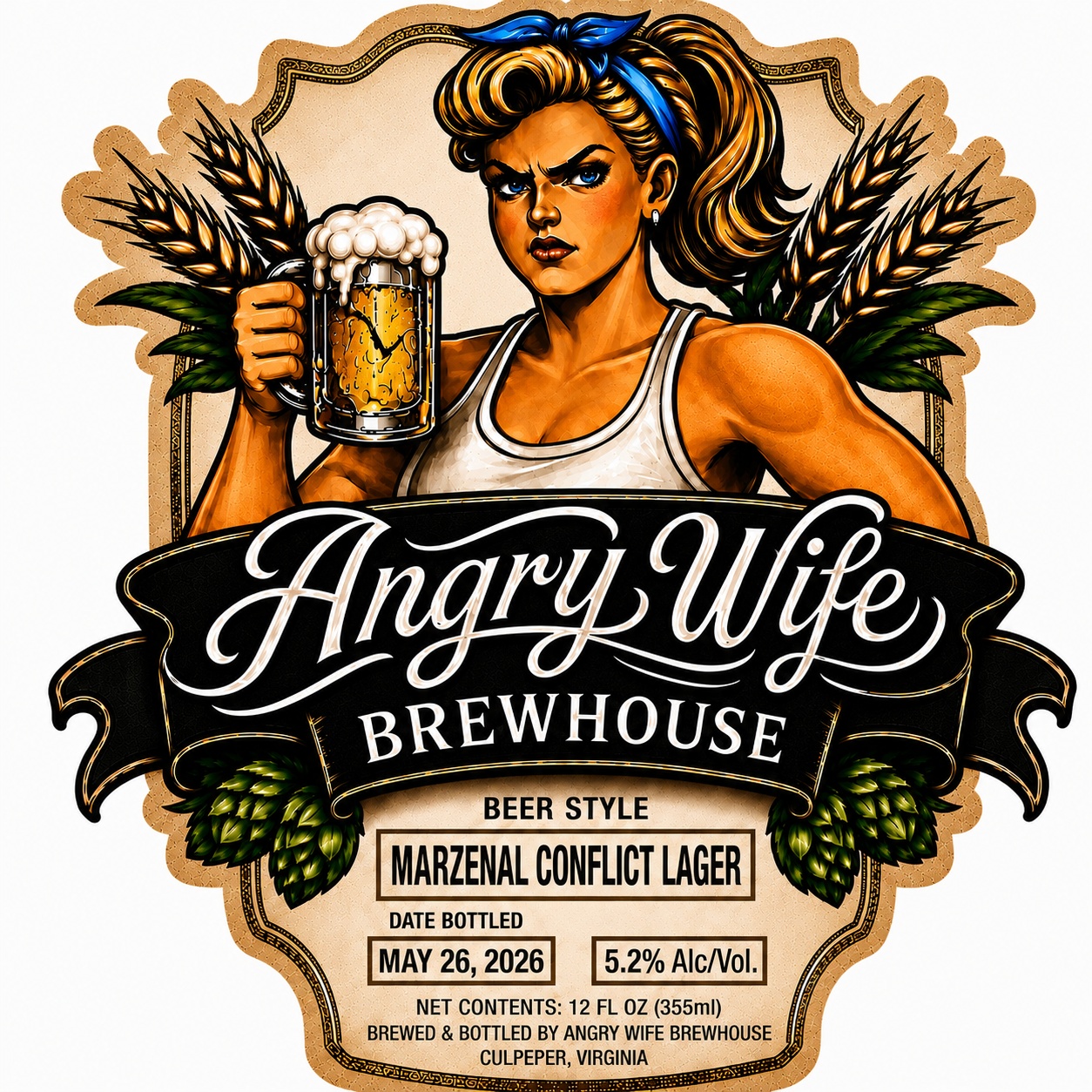 Marzenal Conflict Lager label