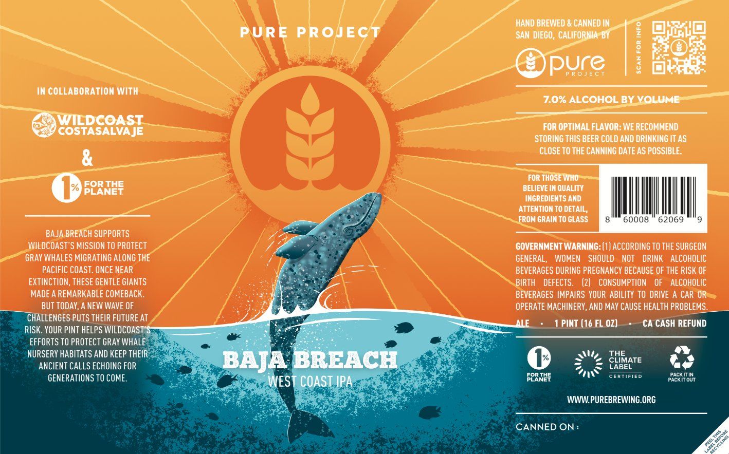 Baja Breach label