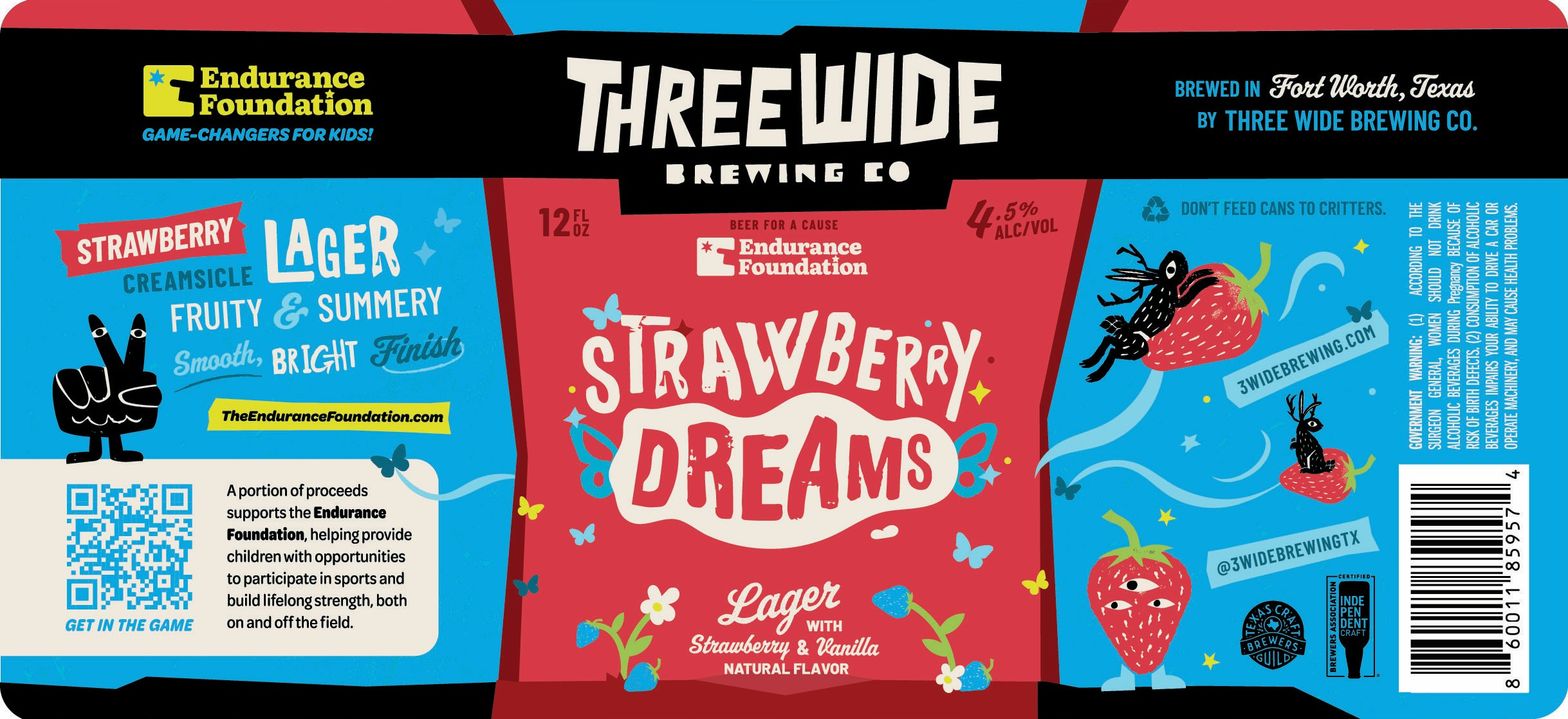 Strawberry Dreams label