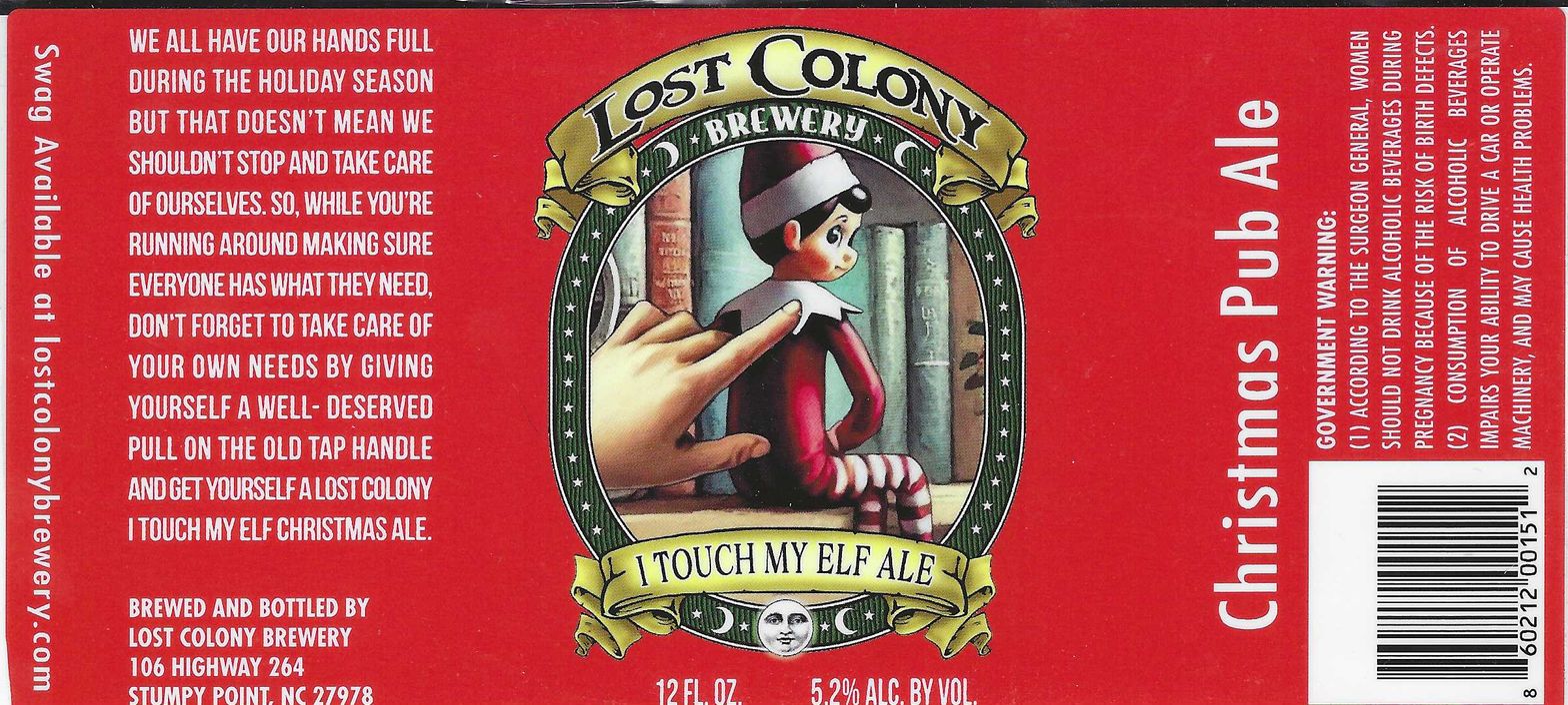 I Touch My Elf label