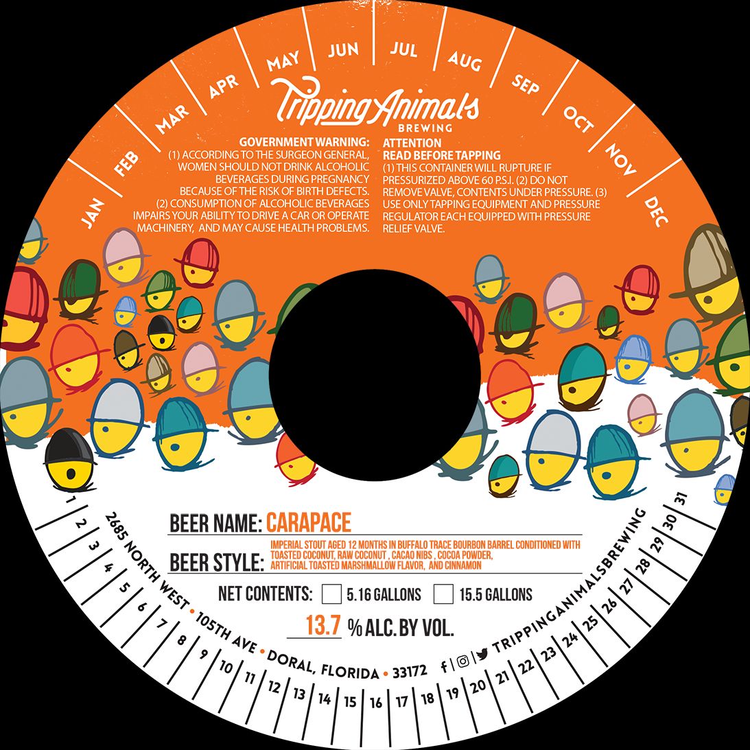 Carapace label