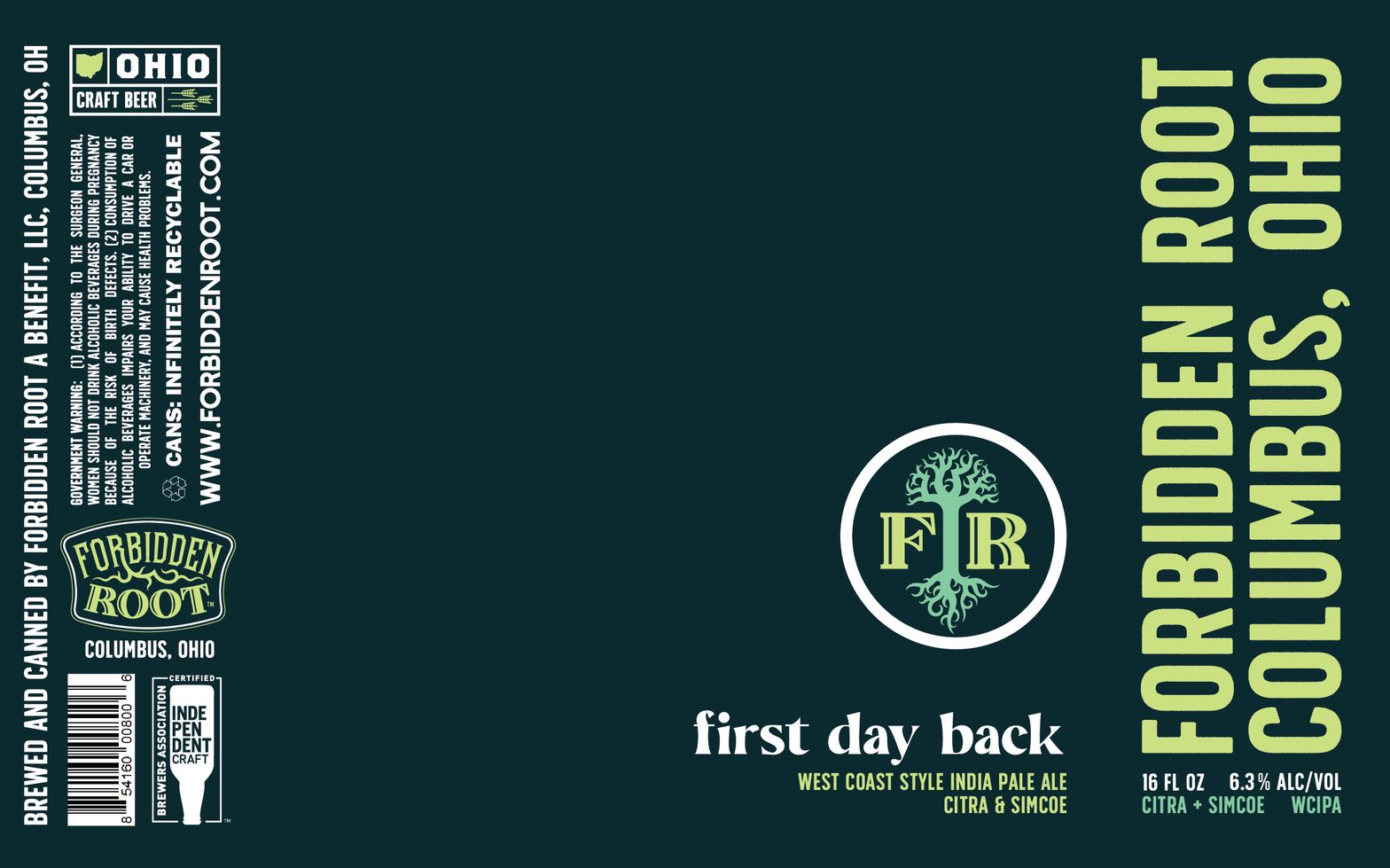 First Day Back label