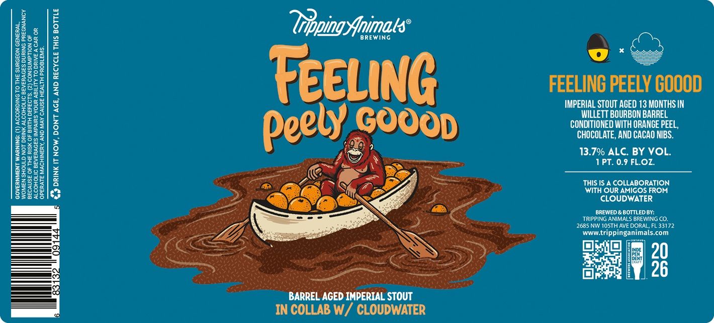 Feeling Peely Goood label