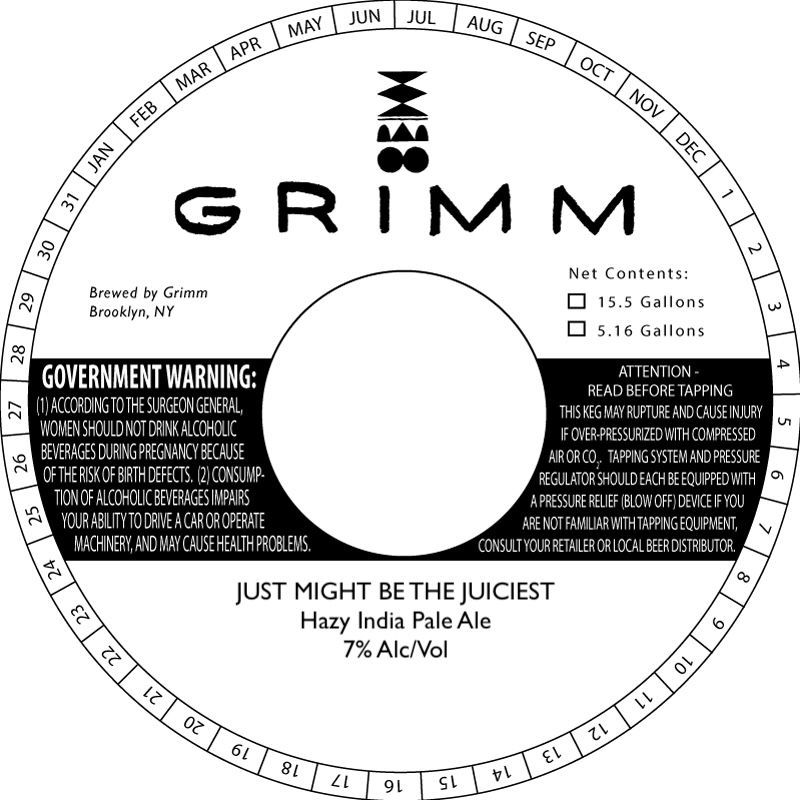 Just Might Be The Juiciest label