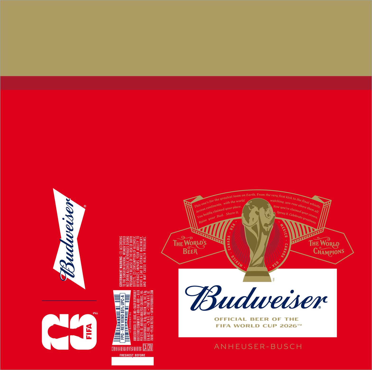 Budweiser label