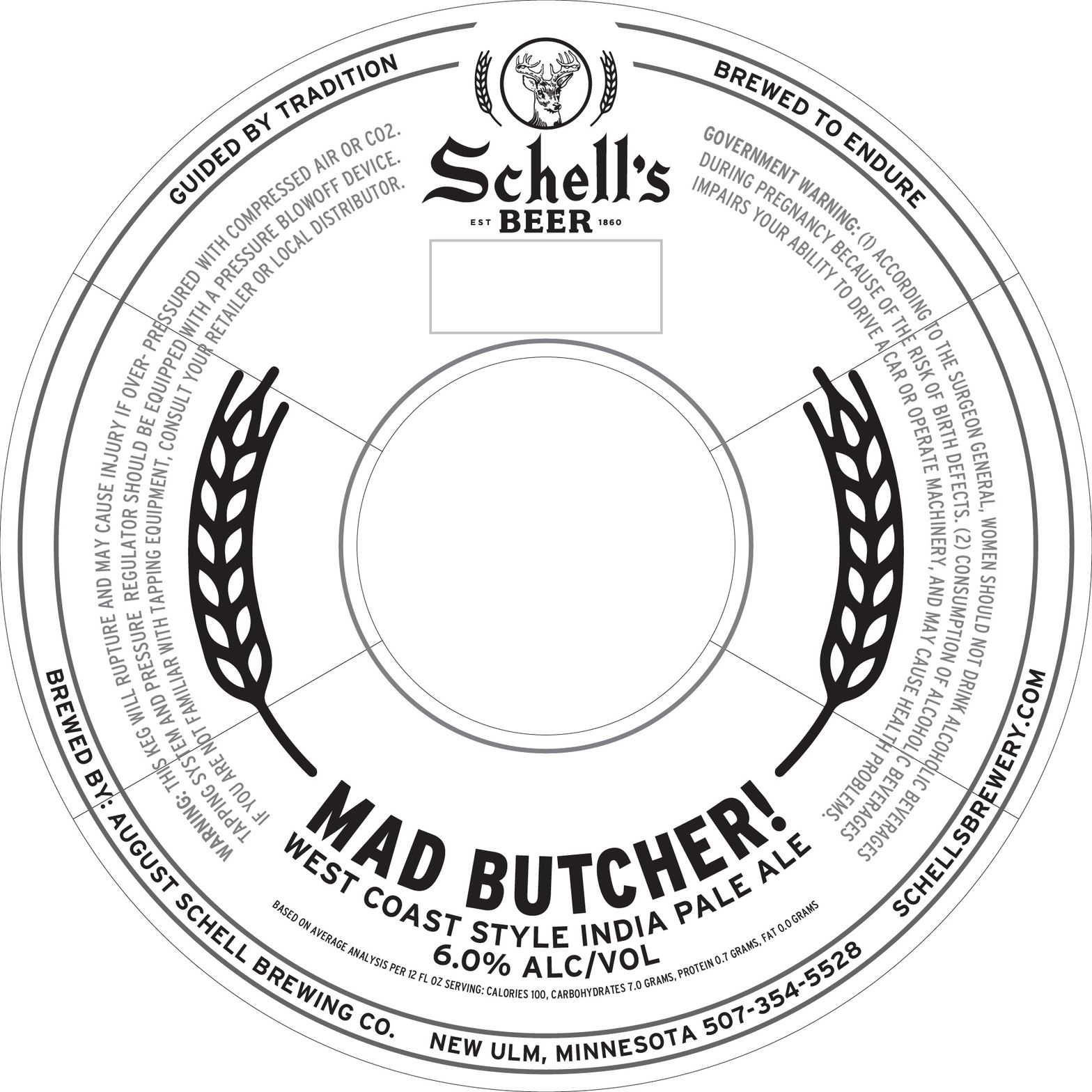 Mad Butcher! label