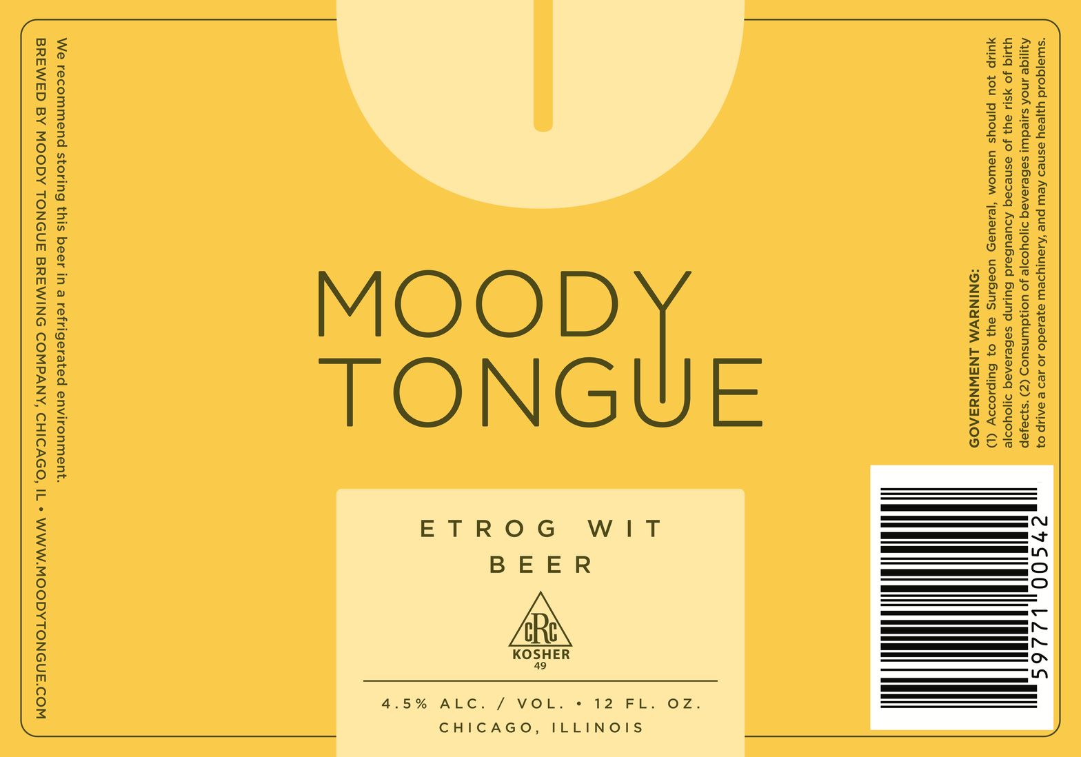 Etrog Wit label