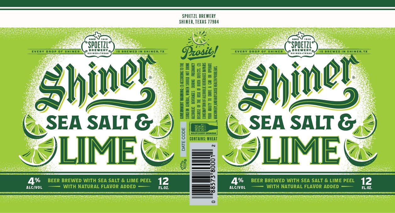 Shiner Sea Salt & Lime label