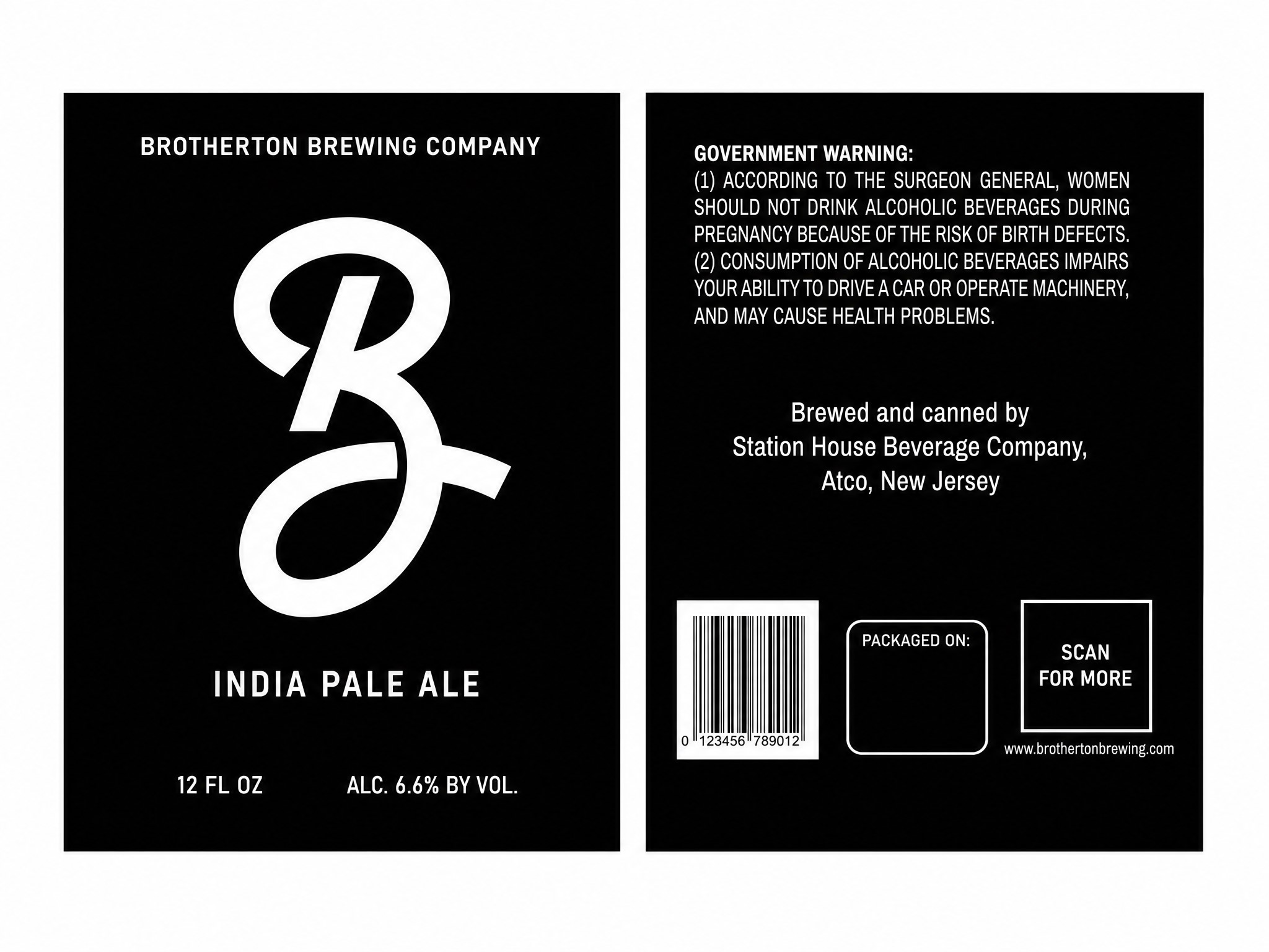 India Pale Ale label